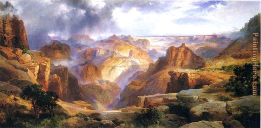 Grand Canyon 1904 painting - Thomas Moran Grand Canyon 1904 art painting